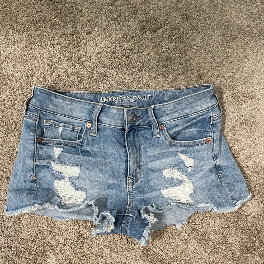 american eagle jean shorts